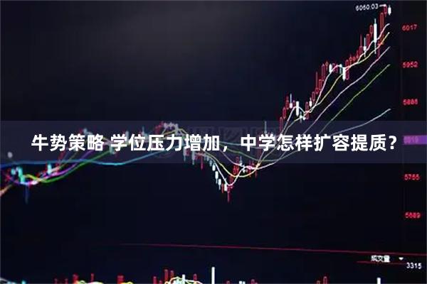 牛势策略 学位压力增加，中学怎样扩容提质？