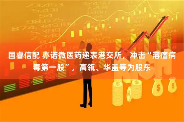 国睿信配 亦诺微医药递表港交所，冲击“溶瘤病毒第一股”，高瓴、华盖等为股东